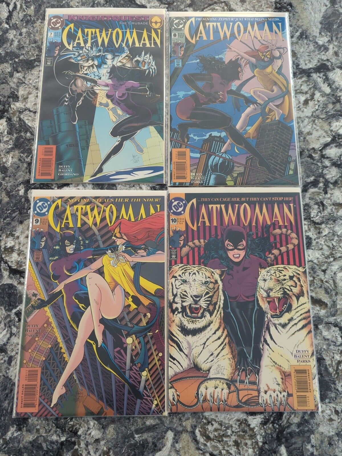 lot 6 issues DC Catwoman 1994 #7-12