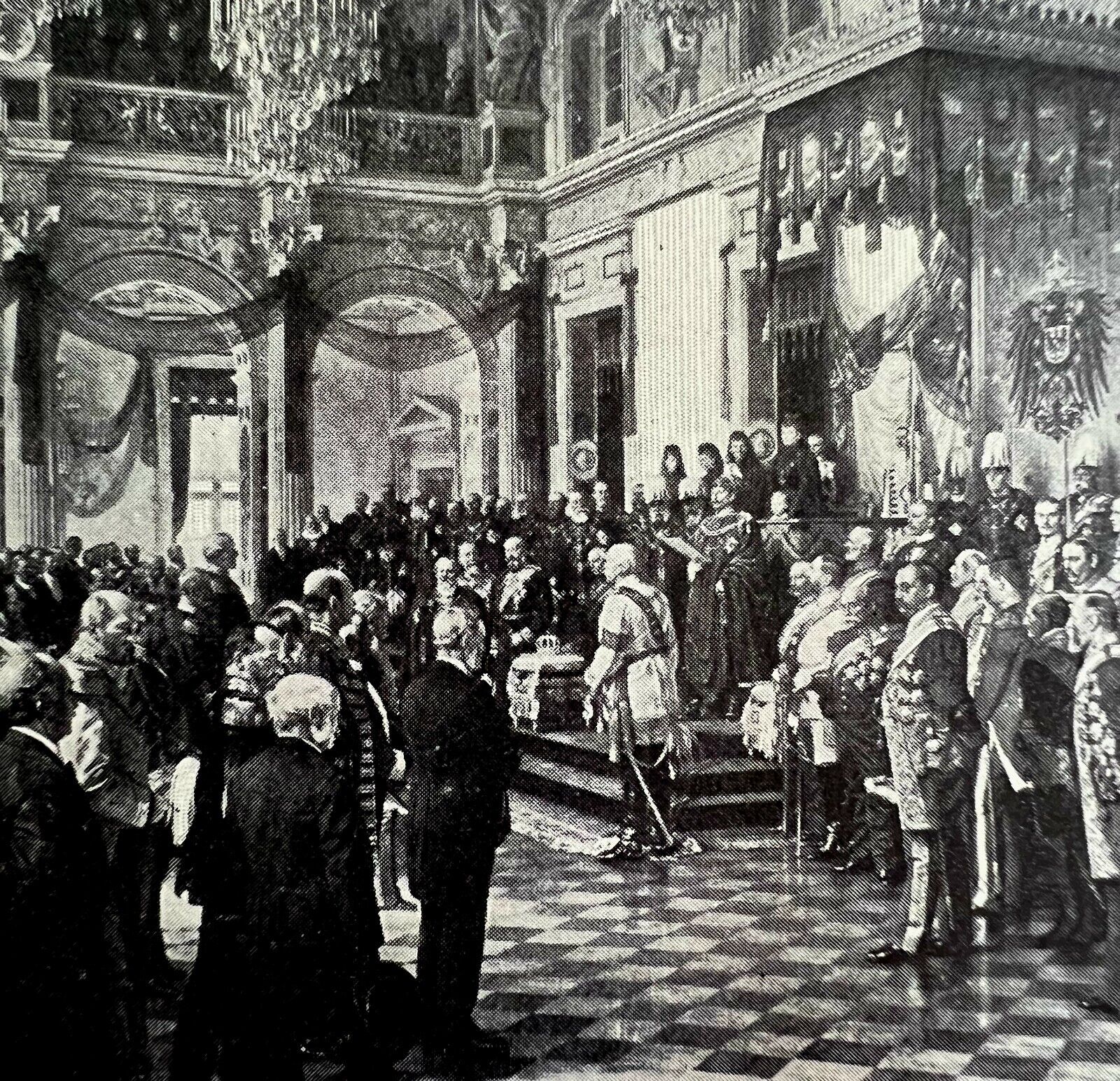 Opening Of The Reichstag Berlin 1902 Half Tone Art Emerson History Print DWV8C