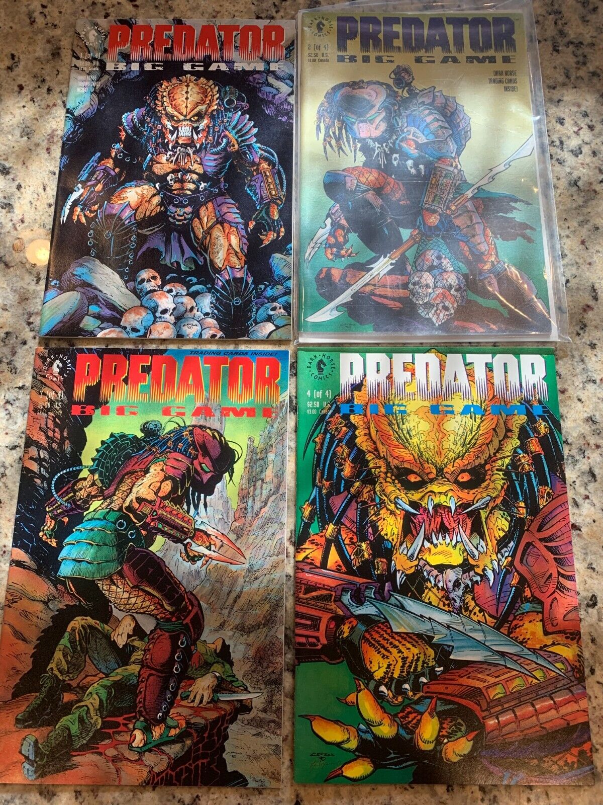 Predator Big Game #1-4 (1 2 3 4) Complete Series Set 1991 Dark Horse Comics Lot