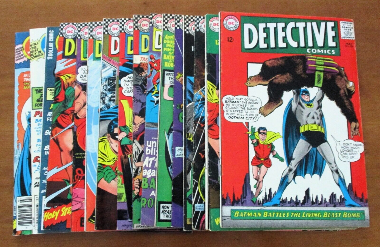 Detective Comics Lot of 16 Issues 339-492 Silver Age
