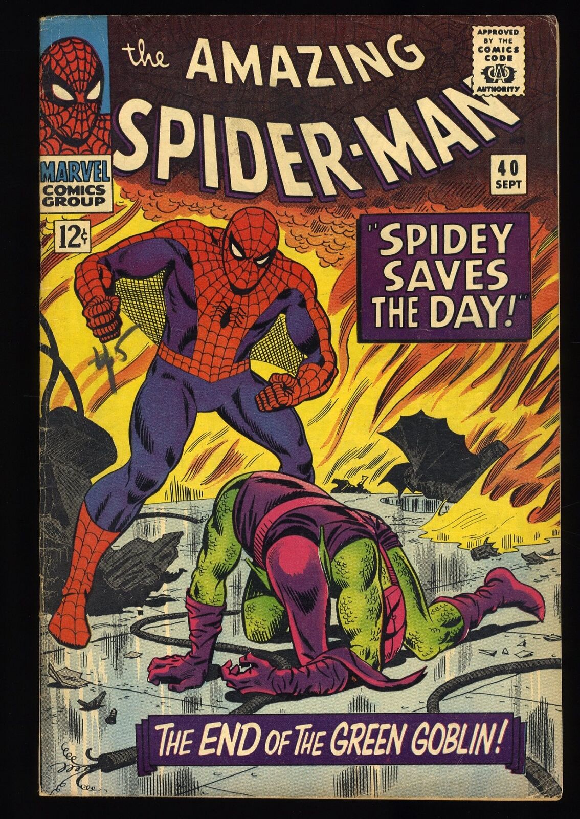 Amazing Spider-Man #40 FN 6.0 See Description (Qualified) Marvel 1966
