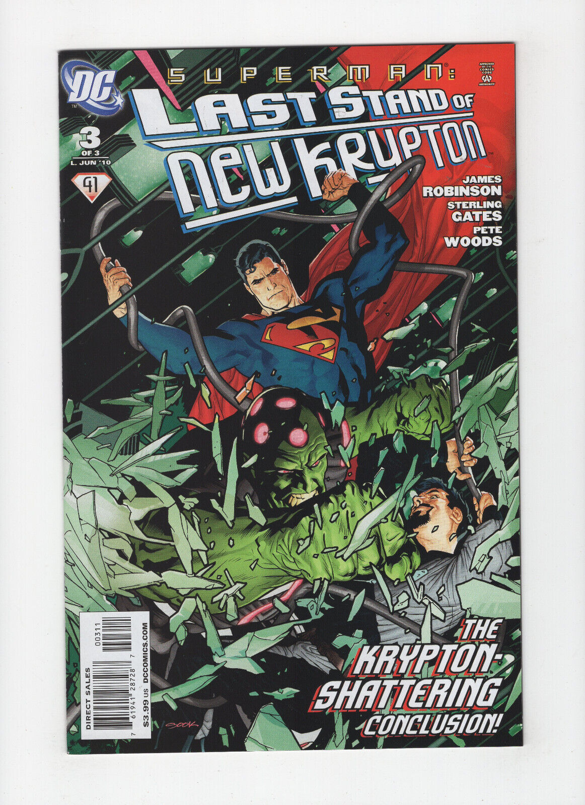 Superman Last Stand of New Krypton #3 (2010 DC Comics)