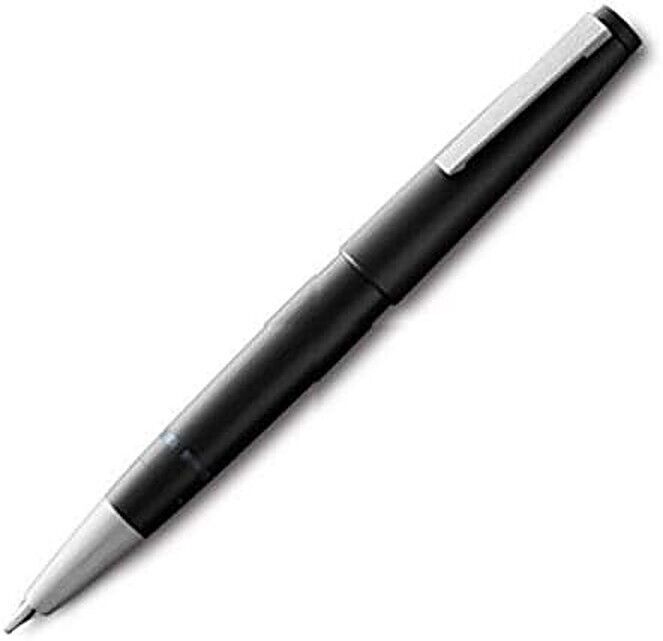 Lamy 4000023 NEW Black  2000 Fountain Pen Medium Nib Piston Operated