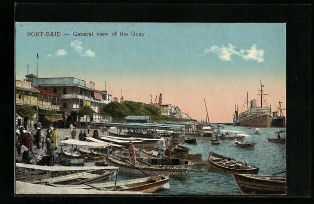 CPA Port-Said, General view of the Quay 