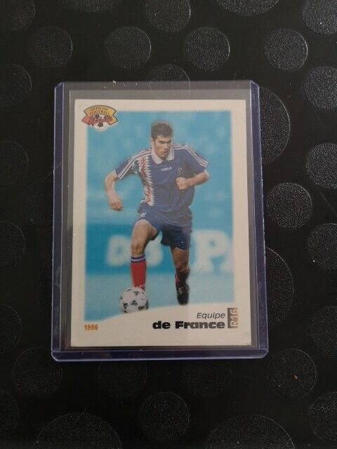 1996 Zinedine Zidane France Panini Foot Card #r16