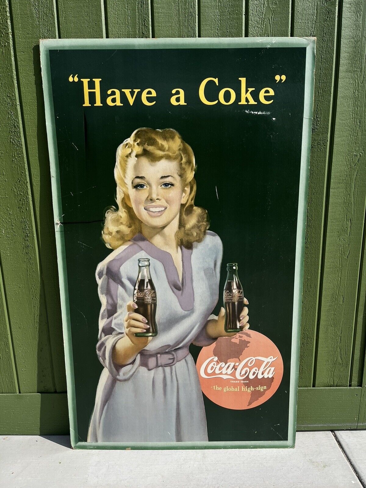 Vtg 1943 Coca Cola \