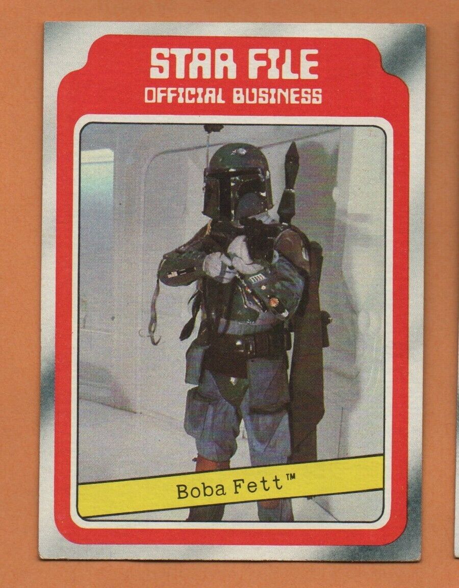 1980 Topps Star Wars Empire Strikes Back #11 Boba Fett Ex/Ex+ well centered