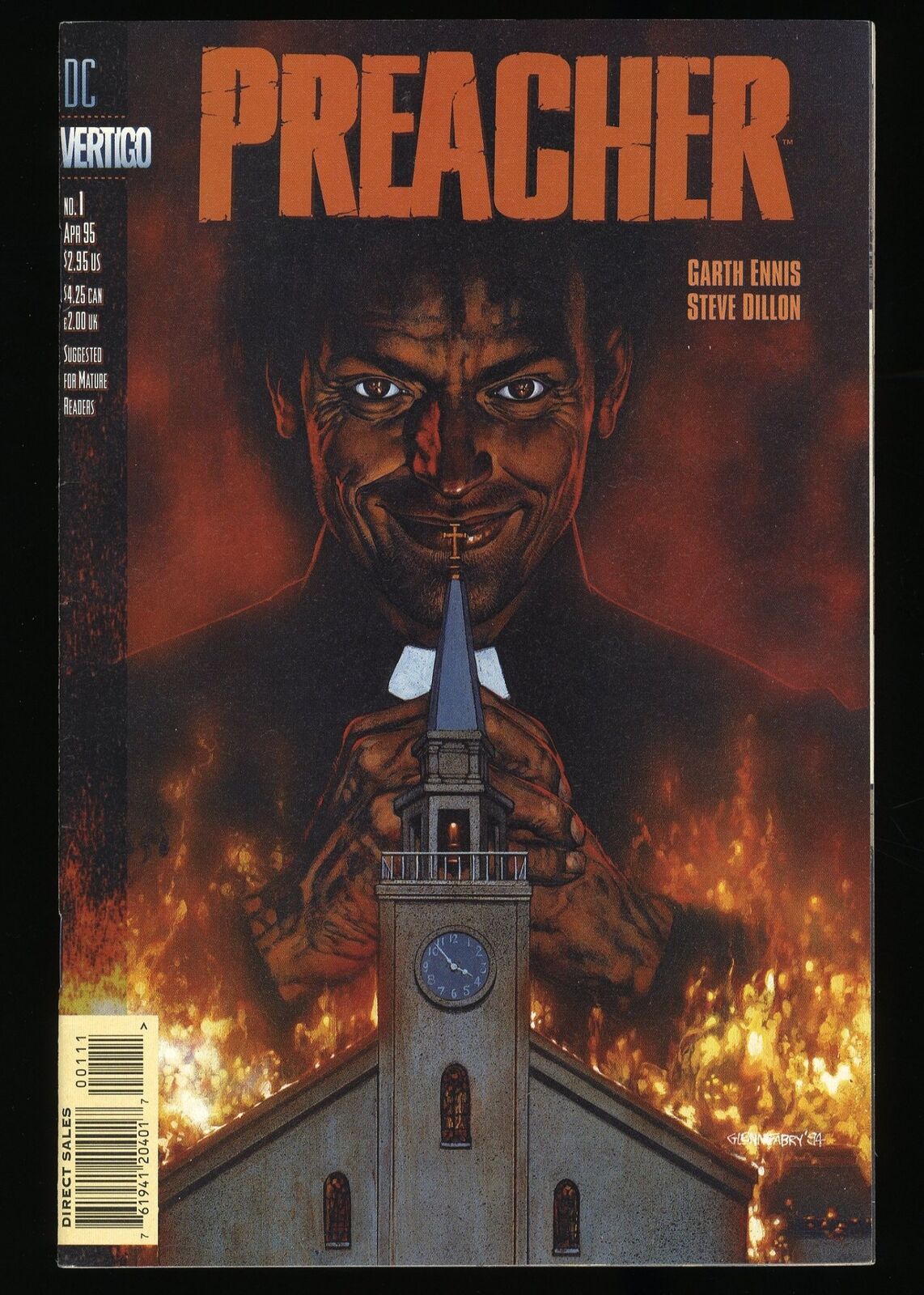 Preacher (1995) #1 VF/NM 9.0 Garth Ennis Story 1st Appearance Jesse Custer