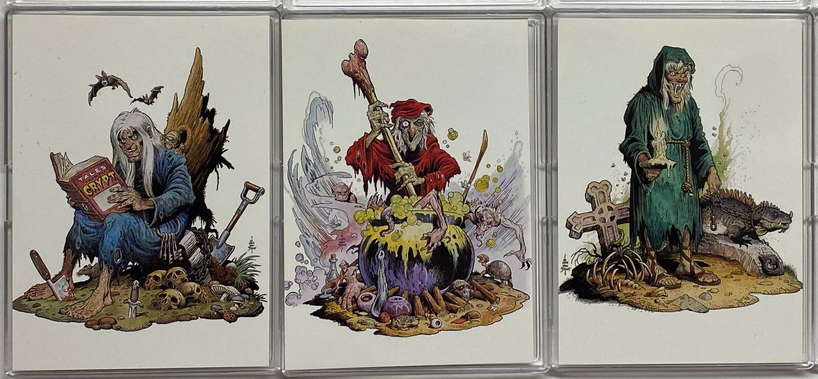 1996 William Stout Saurians and Sorcerers Series 3 EC Subset Chase Card Set 1-3