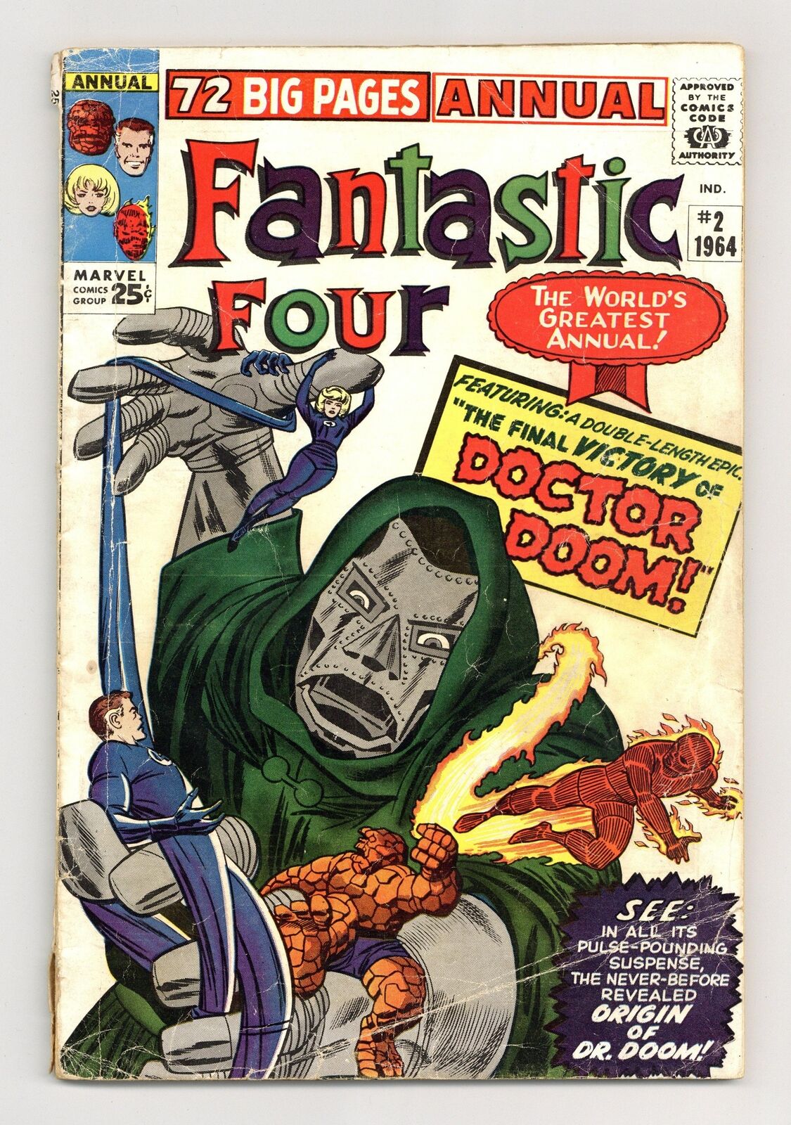 Fantastic Four Annual #2 FR 1.0 1964