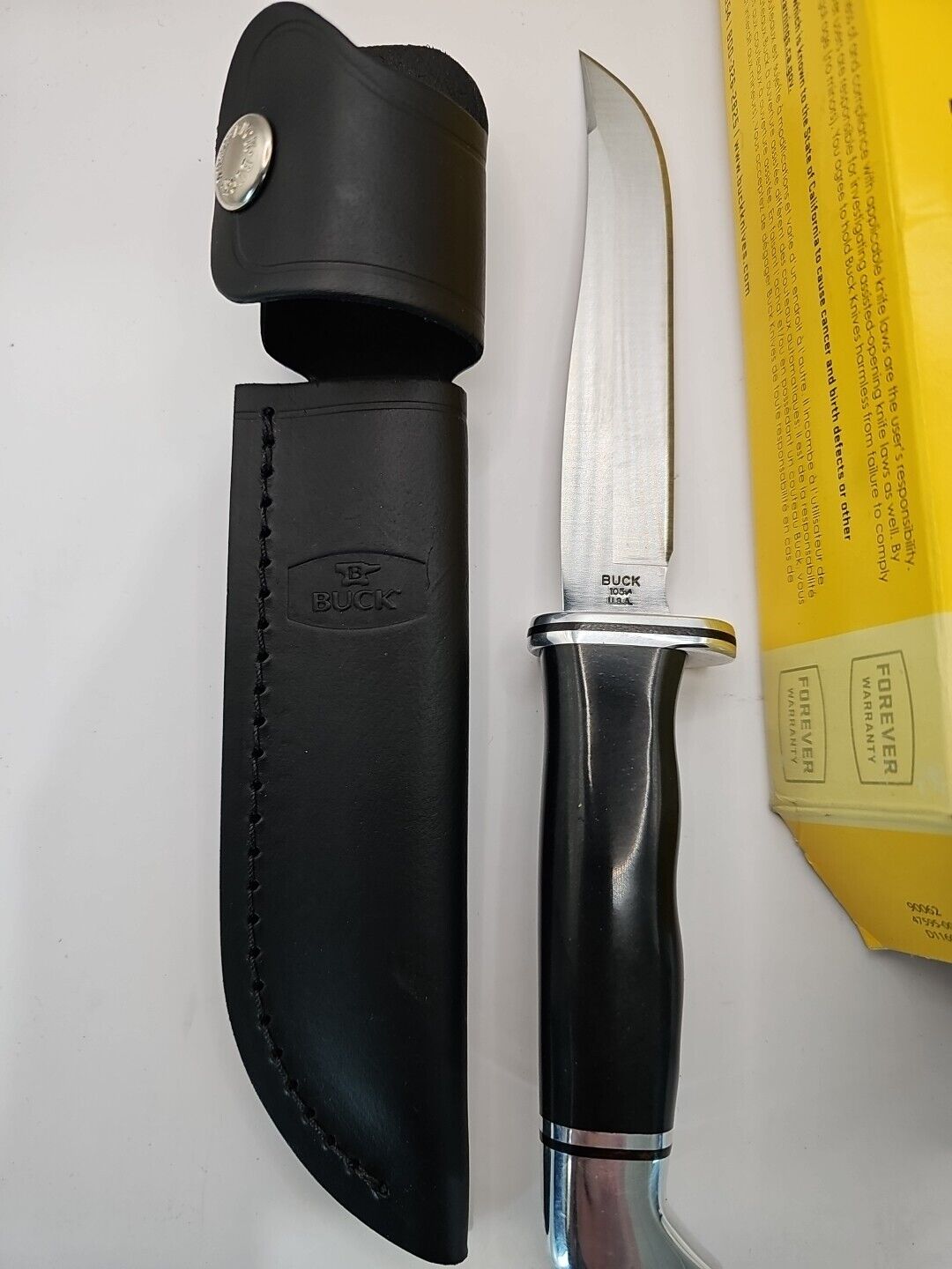 BUCK KNIFE - #105 PATHFINDER FIXED BLADE-9 1/8\