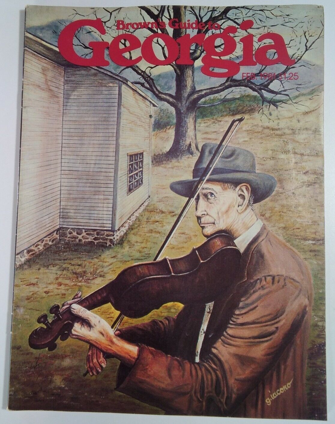 Georgia Brown\'s Guide Magazine Vtg 1981 Rare Ads ATL Griffin Rabun Gap Marietta