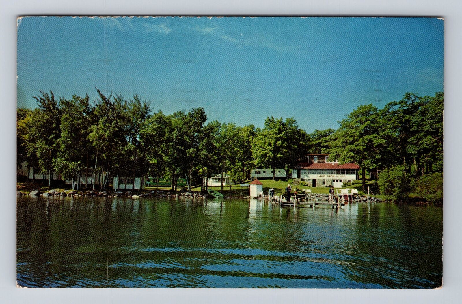Walker MN- Minnesota, Lake View Resort, Advertisement, Vintage c1966 Postcard