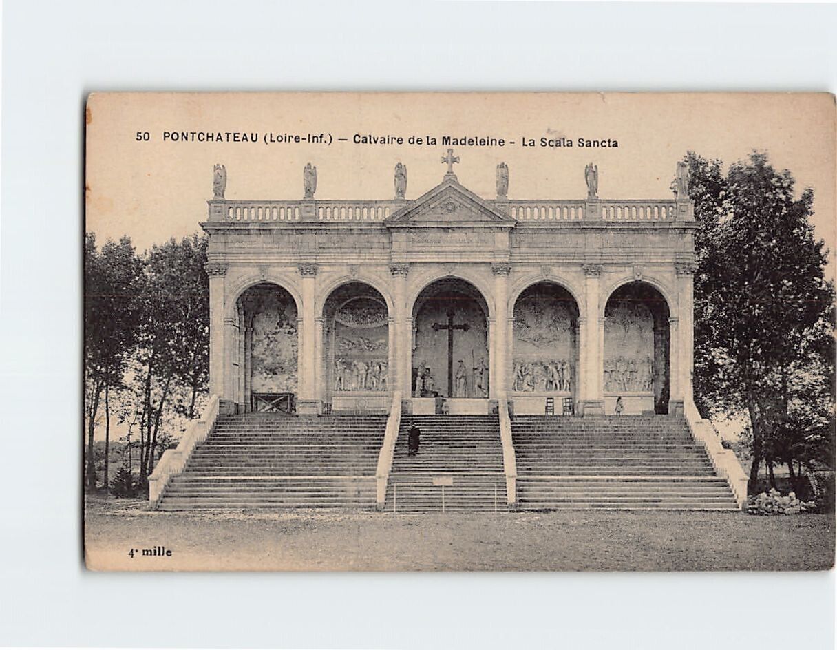 Postcard La Scala Santa Calvaire de la Madeleine Pontchâteau France