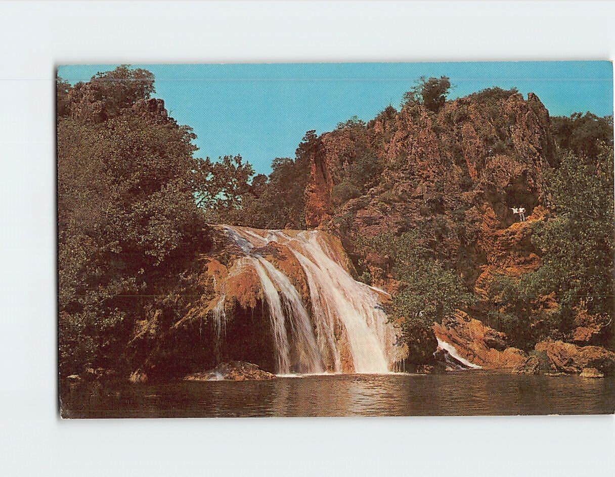 Postcard Turner Falls Turner Falls Park Davis Oklahoma USA
