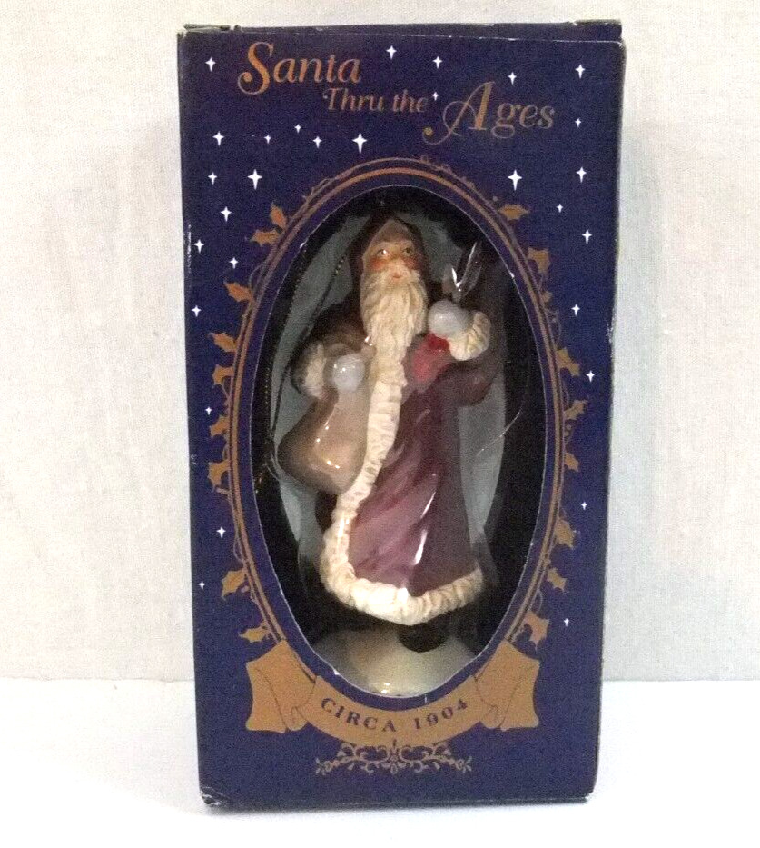 Santa Thru the Ages Ornament - Father Christmas - Circa 1904 version