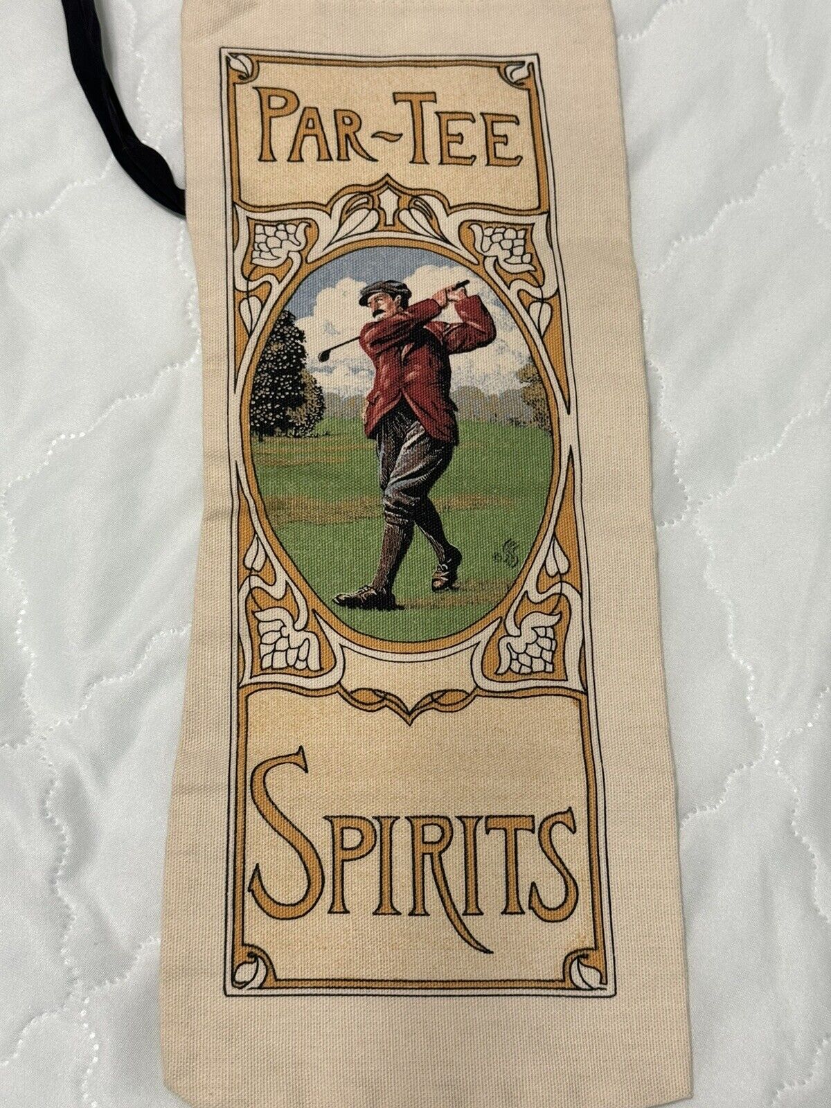 Par Golf Vintage Style Decorative Win Bag Bar Nostalgia