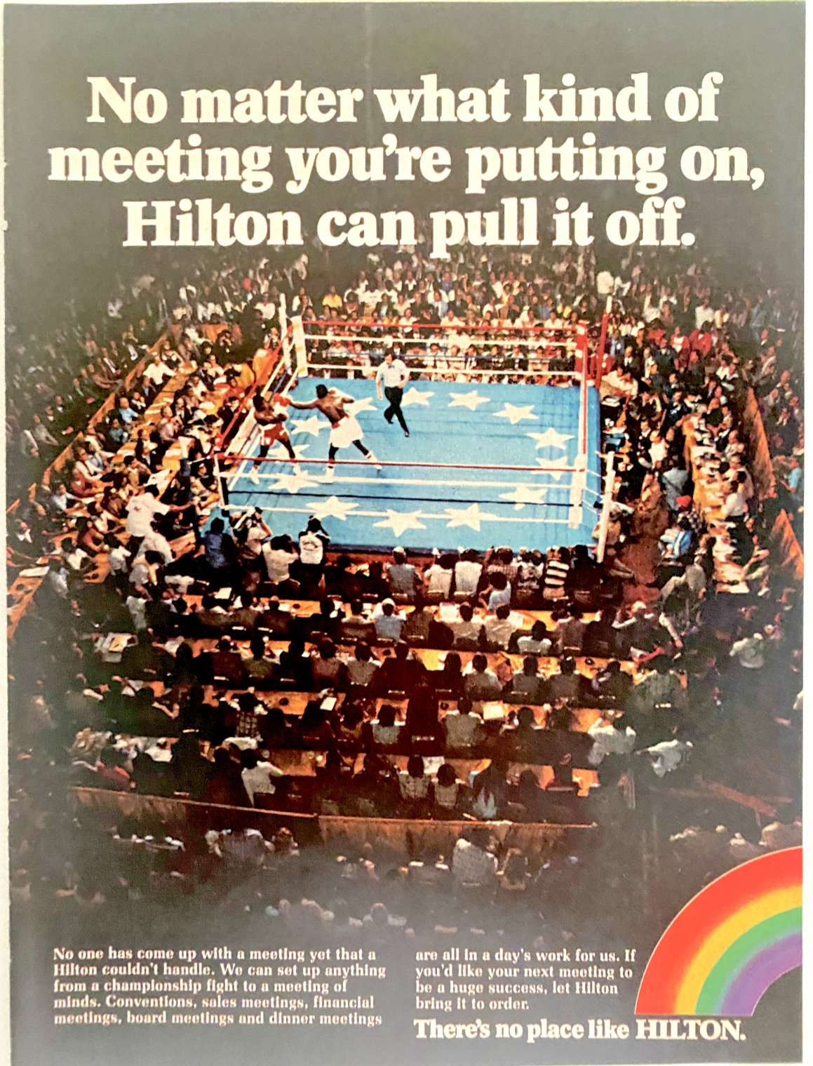 Hilton Hotels There\'s No Place Like Hilton Vintage 1979 Magazine Ad