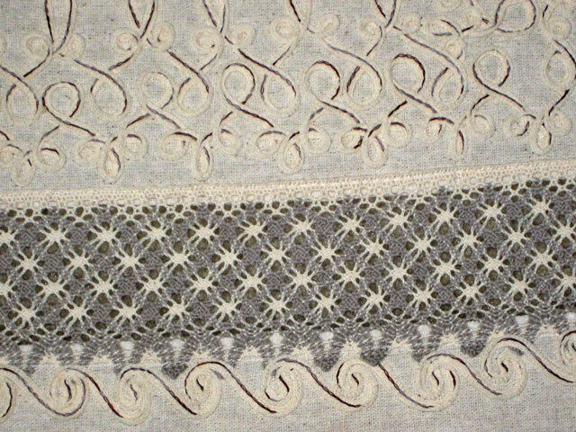 LINEN TABLE ClLOTH High Quality  EMBROIDERY NEEDLEWORK  **outstanding**