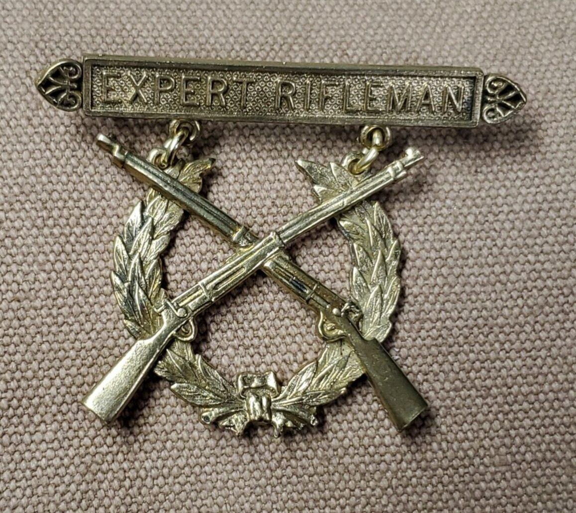 Repro Pre WWI-WWI National Guard Expert Rifleman Shooting Badge
