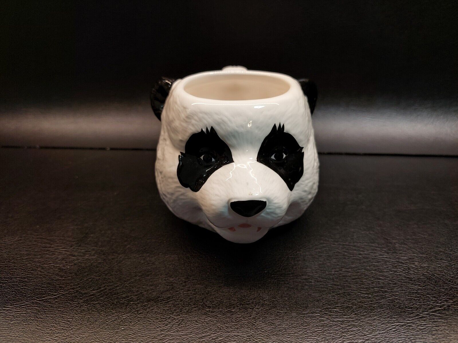 Vintage Busch Gardens Panda Bear Shaped Ceramic Coffee Mug