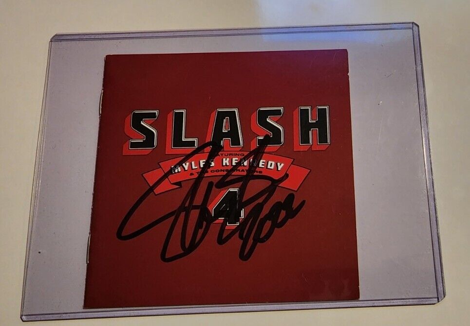 Slash JSA Signed CD Sleeve Guns N Roses Guitarist Musician Band Autograph Auto 2
