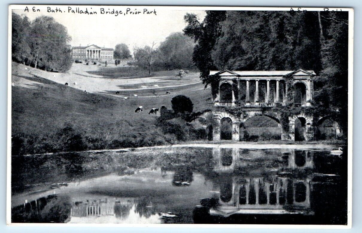 Prior Park Palladian Bridge BATH UK Postcard