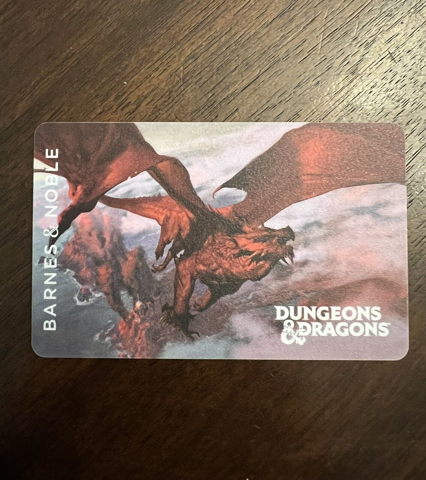 DUNGEONS & DRAGONS BARNES & NOBLE GIFT CARD MINT
