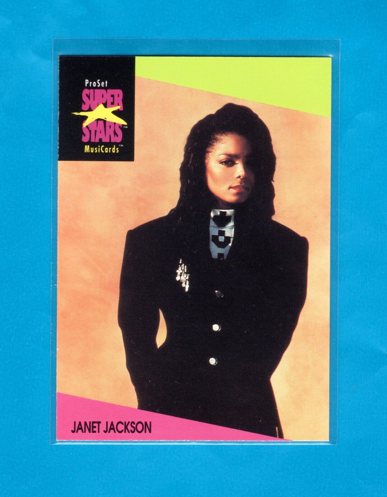 1991 Pro Set SuperStars MusiCards #58 Janet Jackson NM