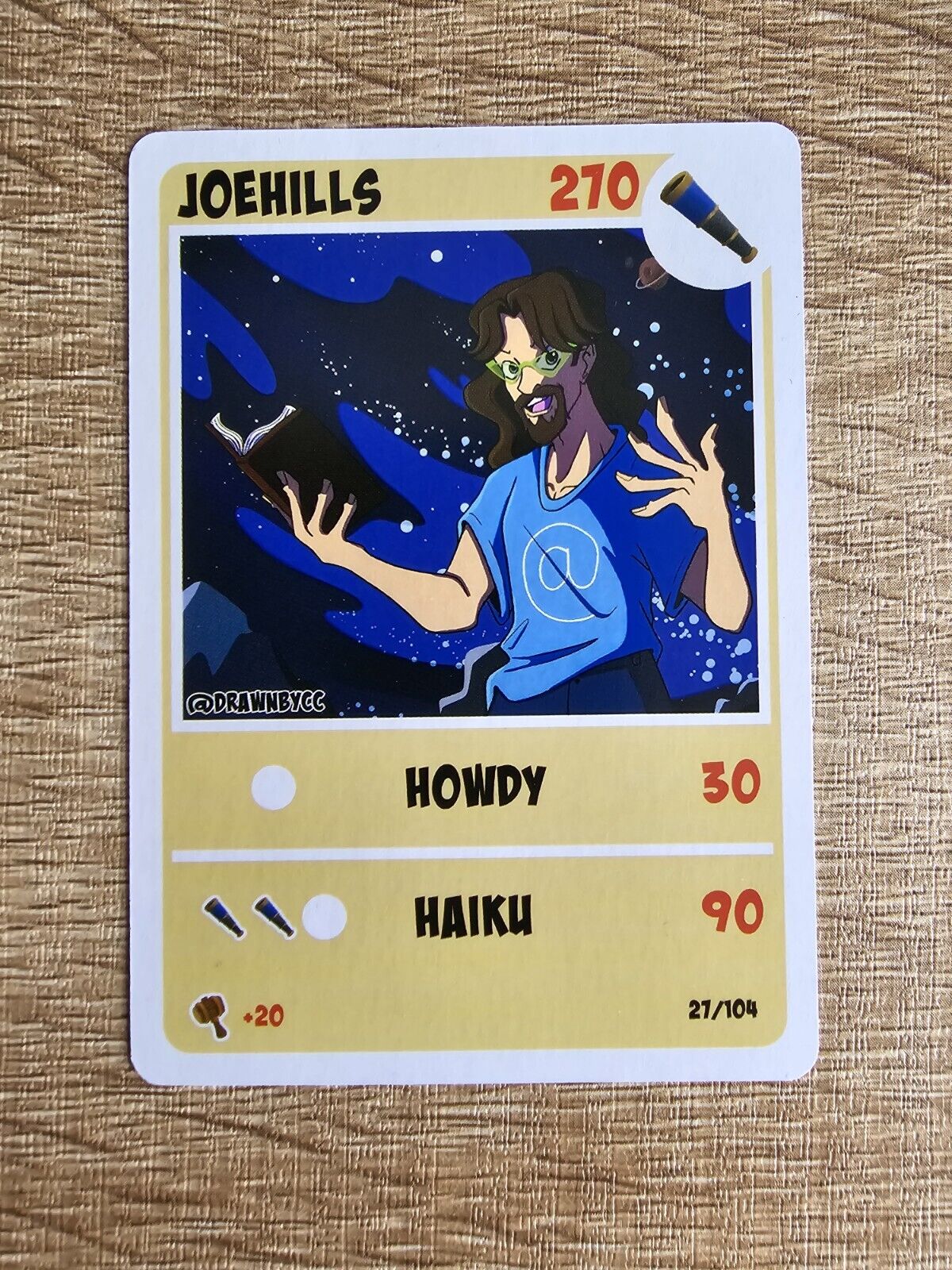 hermitcraft tcg card, Hermit - JoeHills