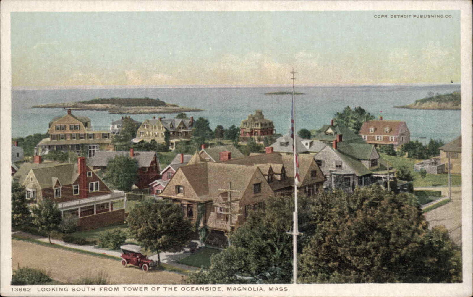 Magnolia Massachusetts MA Birdseye View #13662 c1910 Detroit Publishing Postcard