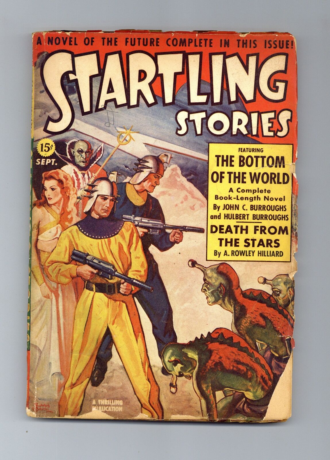 Startling Stories Pulp Sep 1941 Vol. 6 #2 GD/VG 3.0