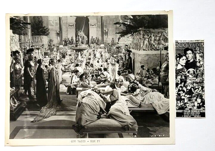 1951 Studio Photo Quo VADIS - MGM TV w/ Robert Taylor Drama Orig Glossy Photo