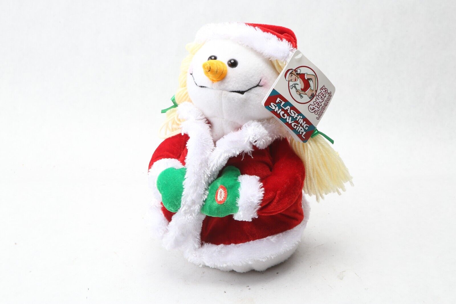 NWT Spencer’s Naughty Flashing Snowgirl Christmas Snowman Magic Power 2009 L43