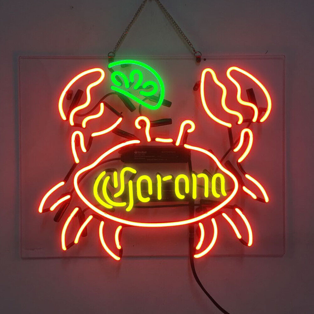 Corona Crab Neon Sign Acrylic 19