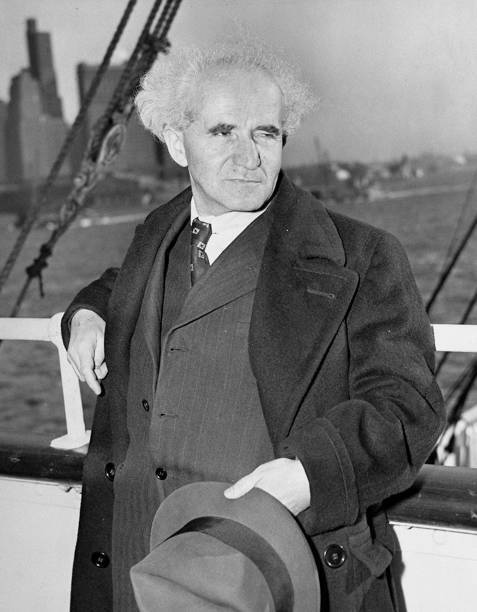 David Ben-Gurion Executive Chairman of the Jewish Agency for Pales .. Old Photo
