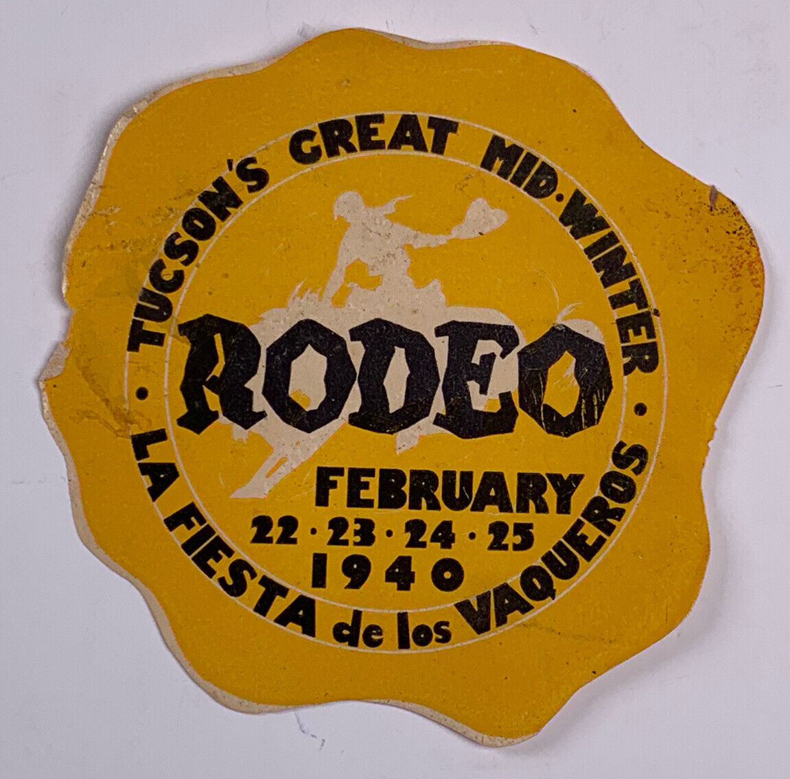 Vintage Label Tucson’s Great Mid Winter Rodeo