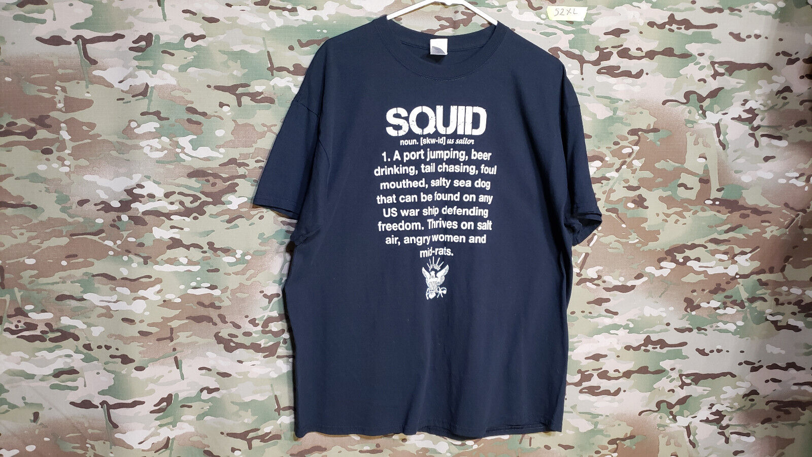 SQUID DEFINED US NAVY MARINES T-SHIRT X-LARGE