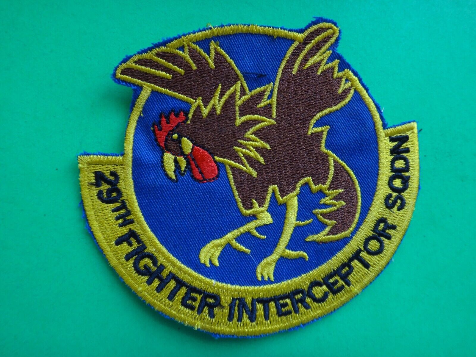 US Air Force Patch 29th F.I.S. FIGHTER INTERCEPTOR SQUADRON Cavaliers