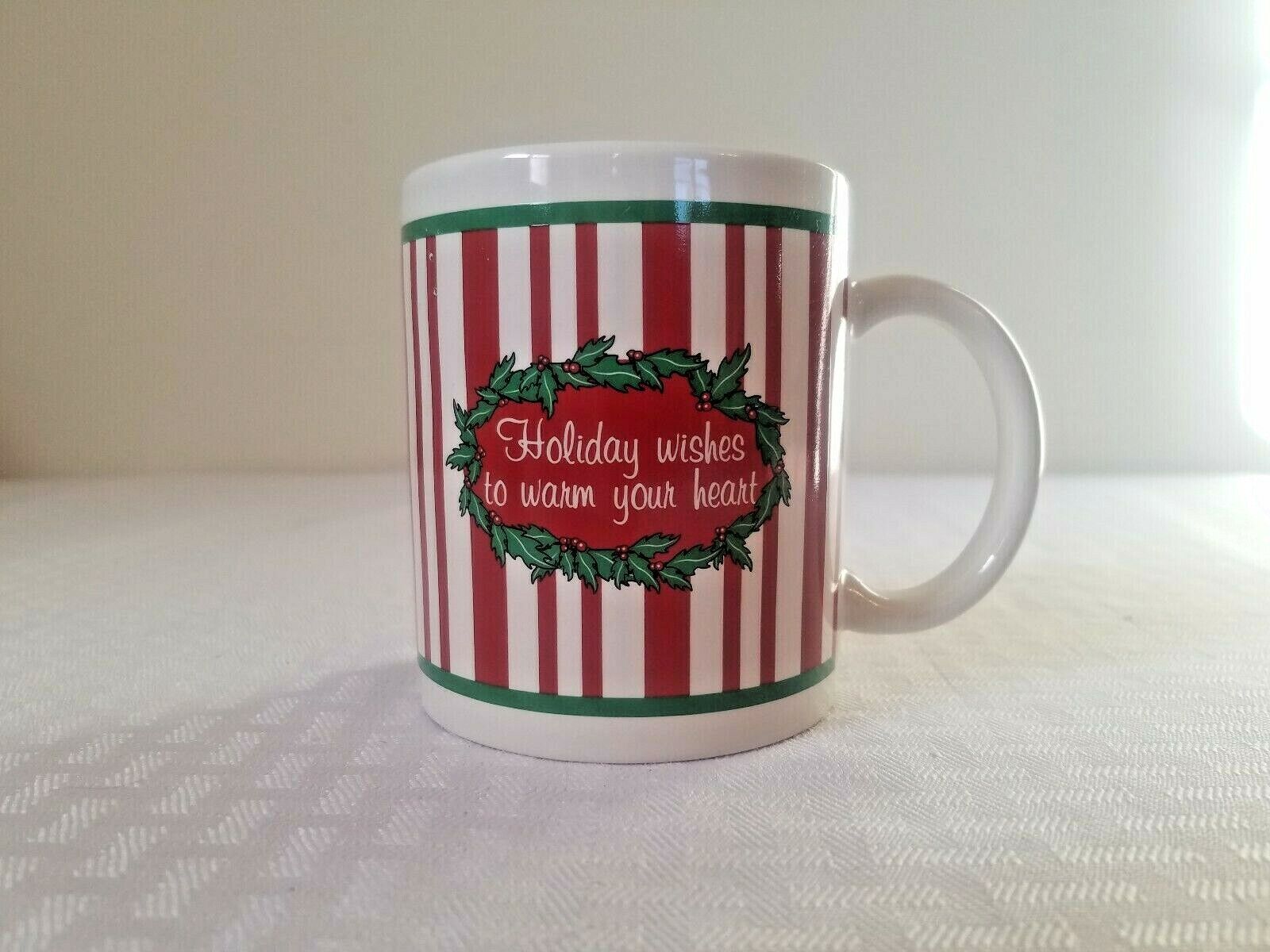 Christmas holidays wishes full of cheer mug Houston harvest 393FY07 