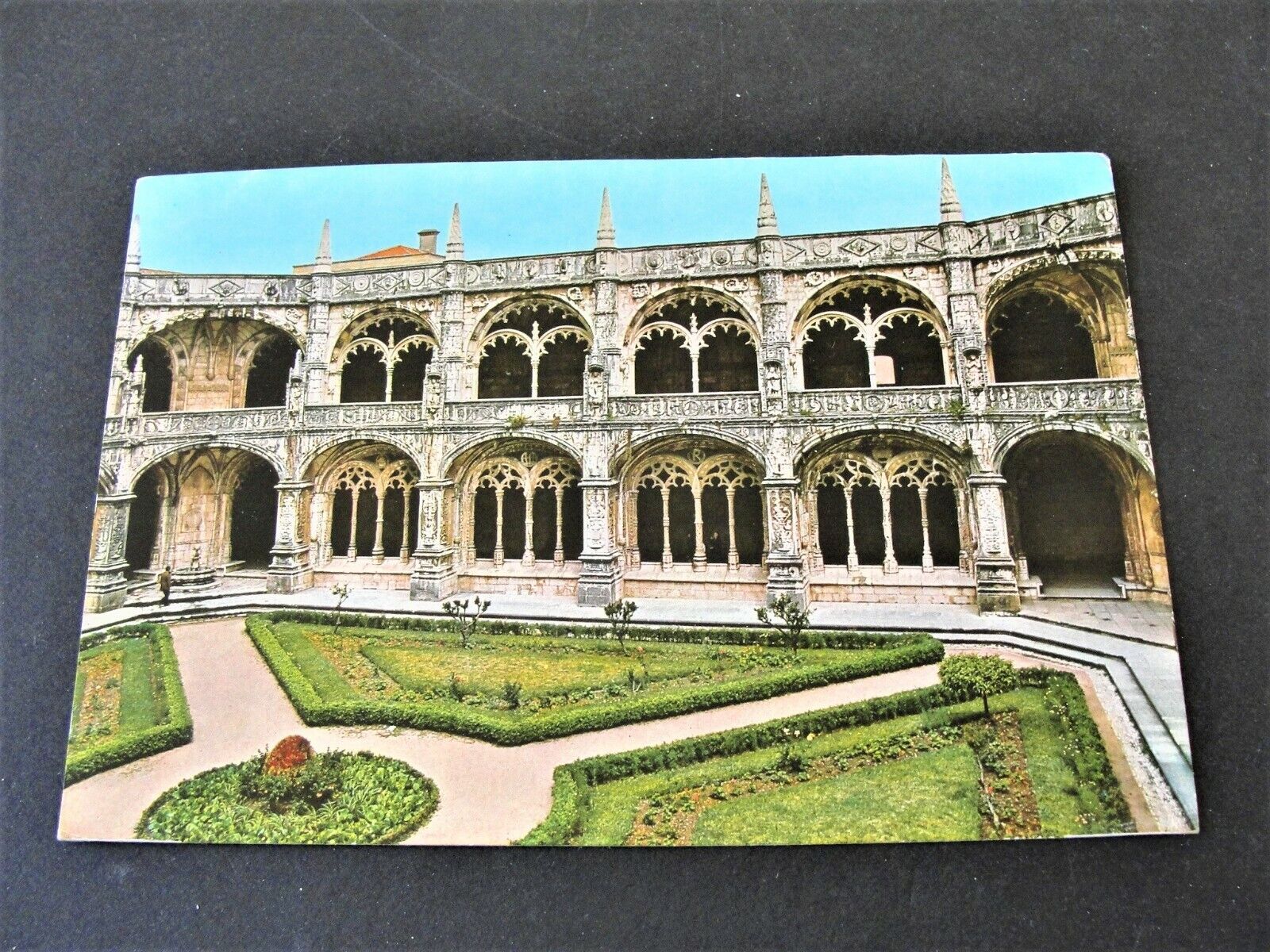 Monastery of Geronimo\'s (Cloister), Lisbon, Portugal - 1970 Postmarked Postcard.