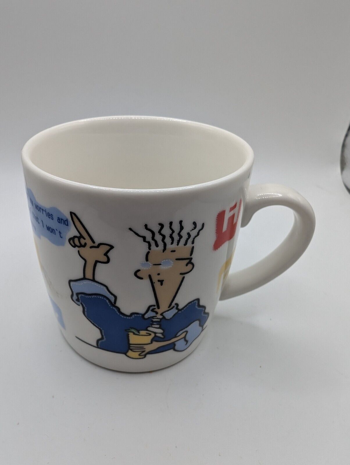Vintage 1980s Fido Dido Ceramic Mug Unbranded RARE