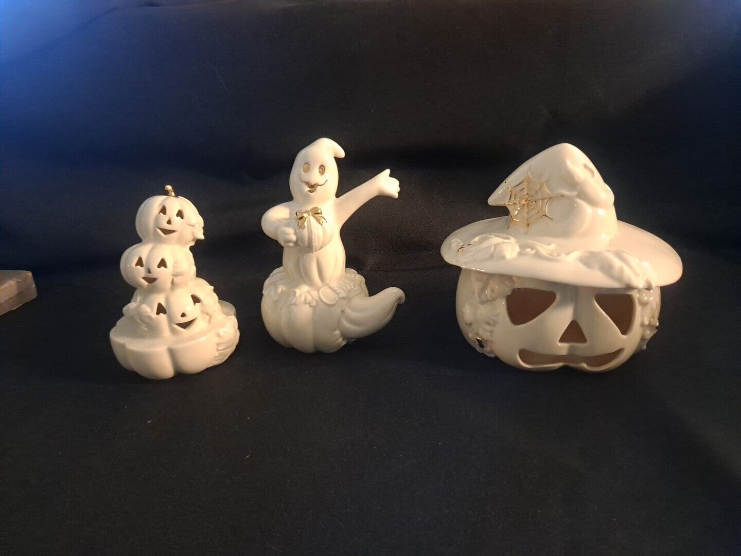 Lenox Halloween Pumpkin and Ghost Excellent condition 