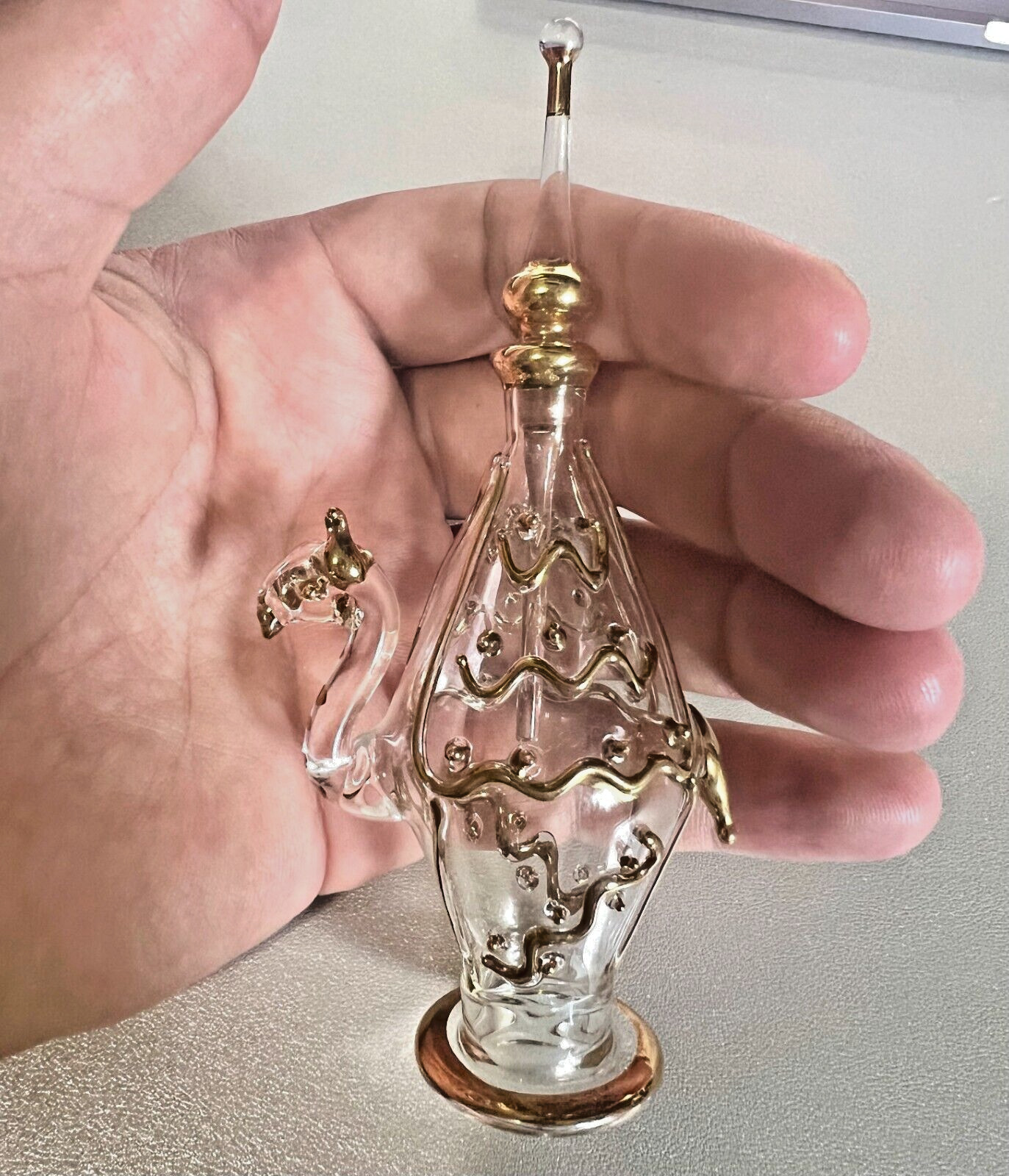 Camel Blown Glass Perfume Bottle 5,3 inch