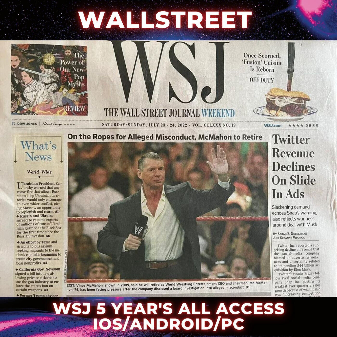 Wall Street Journal Digital 5 Year's | WSJ Subscription | Limited Time Presale