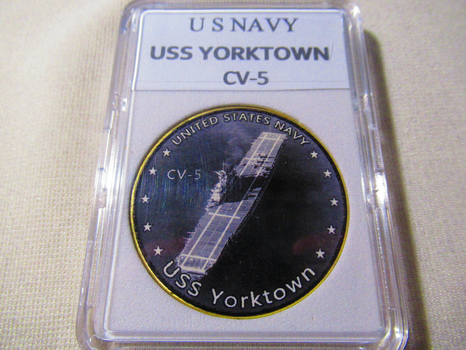 US NAVY - USS YORKTOWN CV-5 Challenge Coin 
