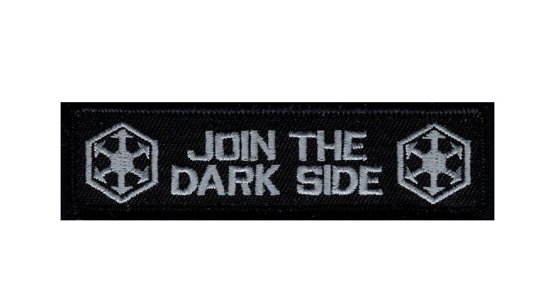 Join the Dark Side  3.75 inch HOOK Patch (MTJ1)