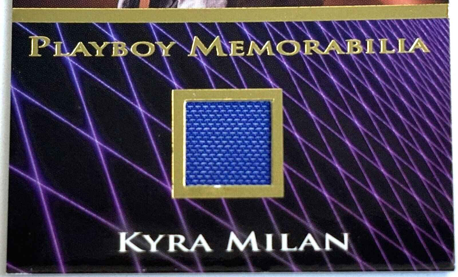 Playboy Authentic Memorabilia Card #11/25 ~ KYRA MILAN (POTM March 2010)