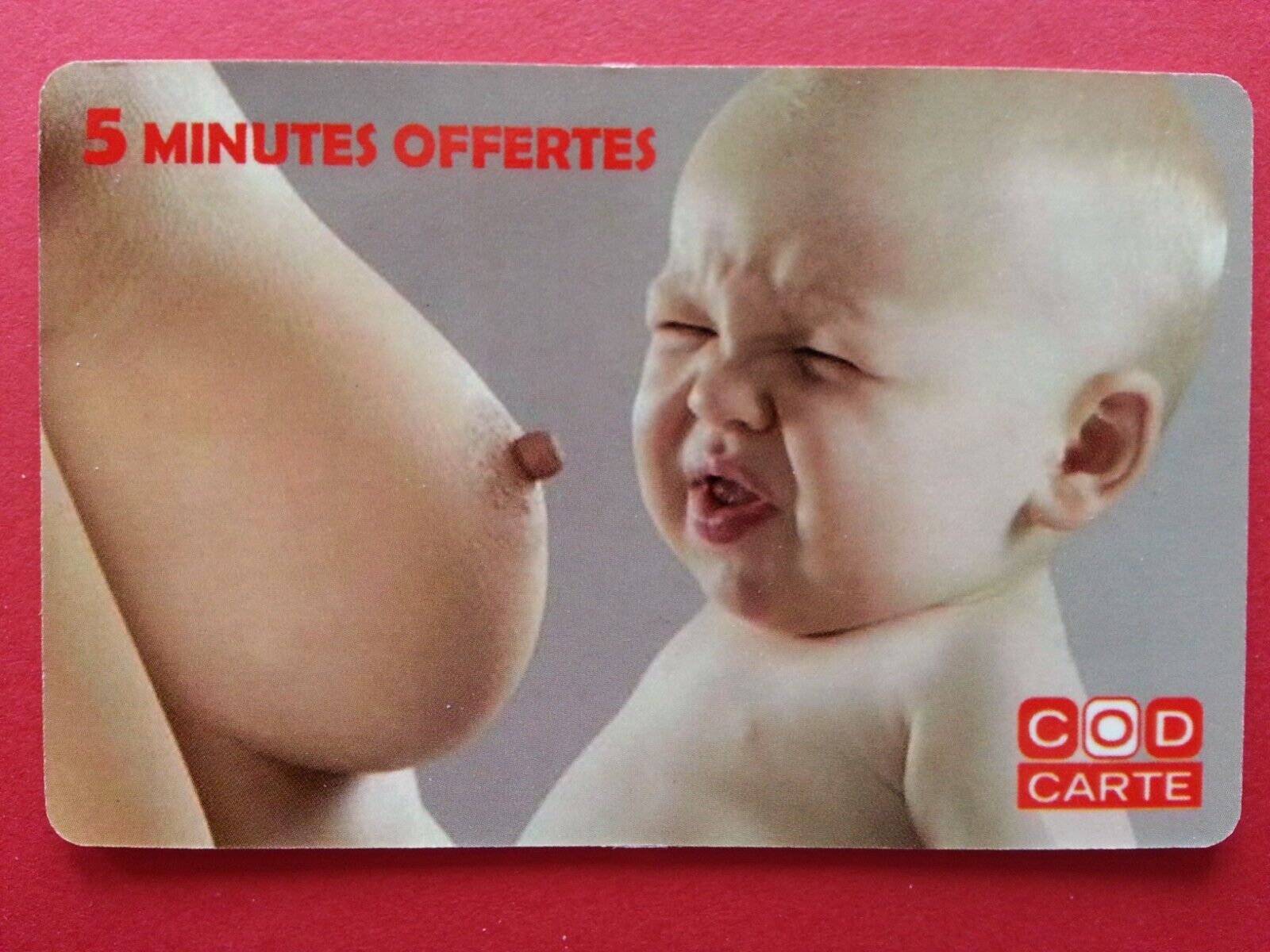 France Telecom CODCARTE baby breast ticket 2003 - 1000ex - dummy specimen 