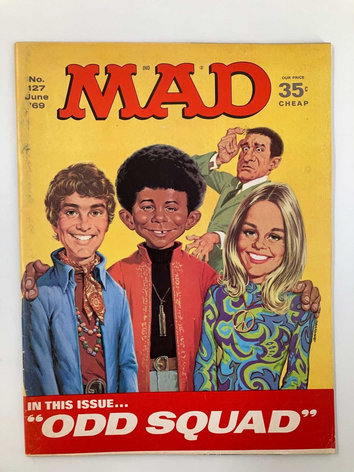 Mad Magazine June 1969 No. 127 Odd Squad VG Very Good 4.0 No Label